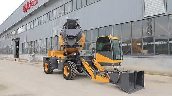 Auto portátil móvel que carrega o mini misturador concreto Hy400 do caminhão