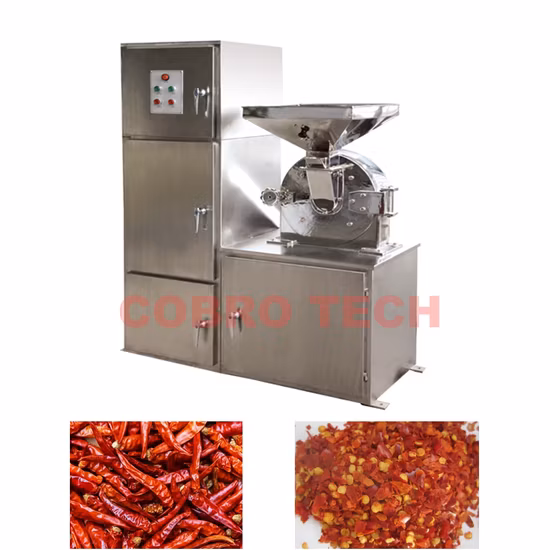 Food Spice Plant Herbal Powder Crusher Pulverizer Grinding Machine